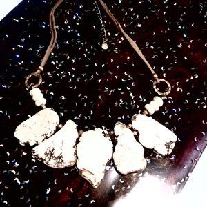 Elegant White Buffalo Necklace